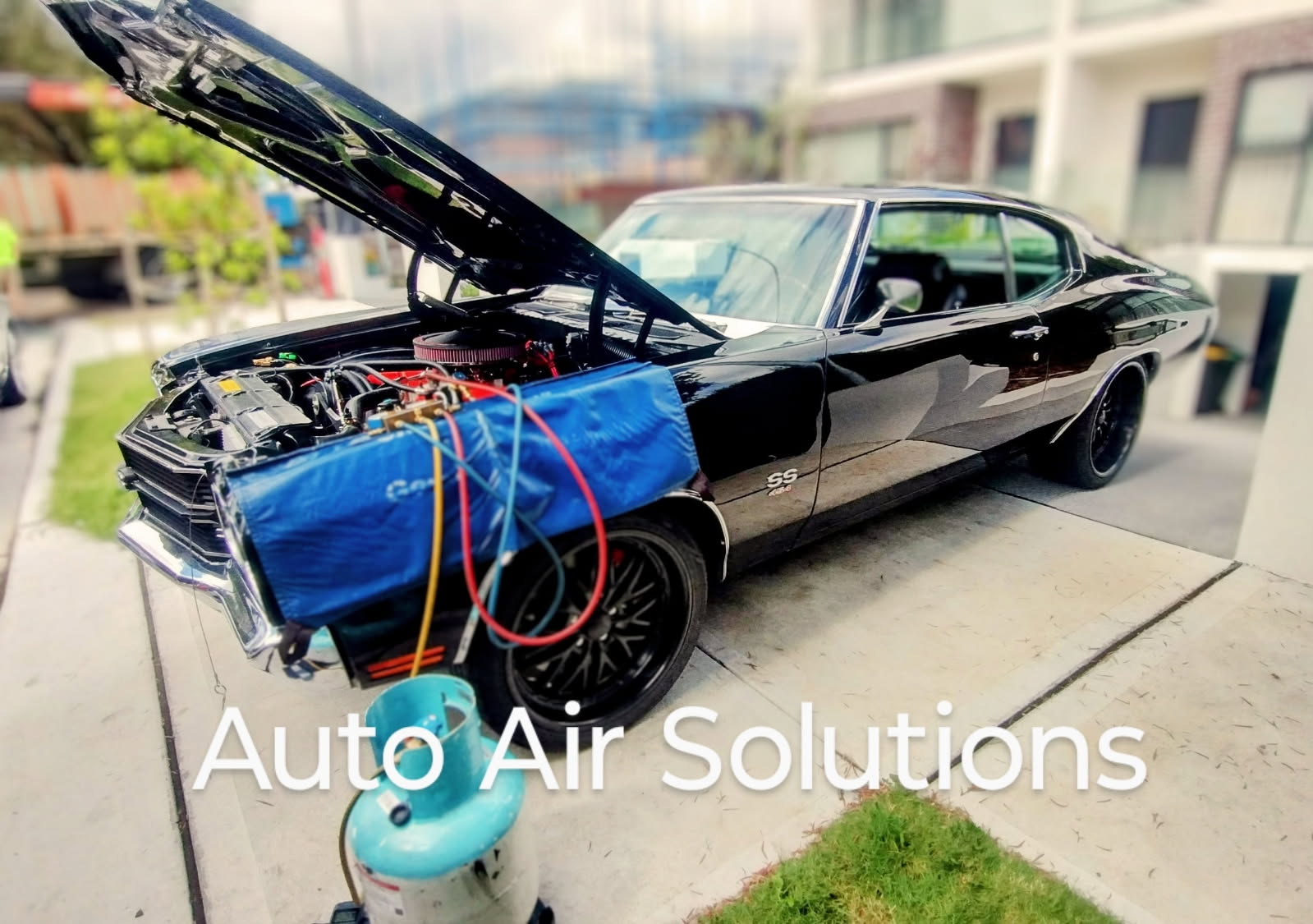 A/C work on a classic Chevrolet Chevelle SS